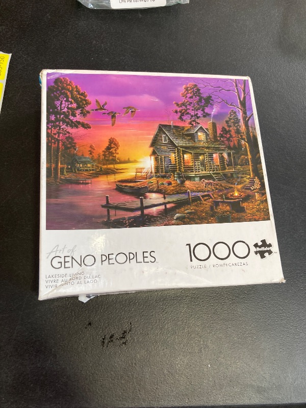Photo 1 of Buffalo Games - Geno Peoples - Lakeside Living - 1000 Piece Jigsaw Puzzle for Adults -Challenging Puzzle Perfect for Game Nights - Finished Size is 26.75 x 19.75