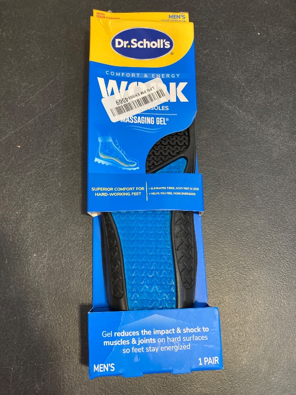 Photo 1 of Dr. Scholl's Work All-Day Superior Comfort Insoles (with) Massaging Gel, Men, 1 Pair, Trim to Fit