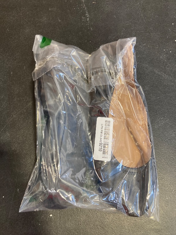 Photo 1 of Amazon Essentials Women's Belice Slip On Ballet Flat, Black Faux Leather, 11 Wide