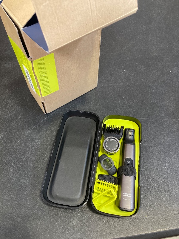 Photo 1 of Philips Norelco OneBlade 360 Pro Face + Body, Hybrid Electric Beard Trimmer, Shaver and Bodygroomer, with 360 Blade Technology, Model QP6552/90