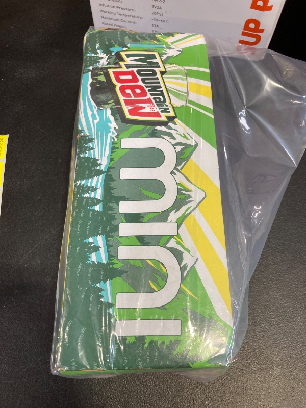 Photo 1 of Mountain Dew Soda, Mini Cans, 7.5 Fl Oz (Pack of 10) exp dec 2025