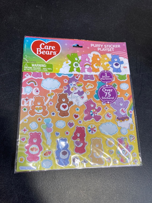 Photo 1 of Care Bears y Sticker Playset - Over 75 Reusable Stickers & 2 Play Scenes, Fun Activities, Travel Toys for Kids Ages 4-8
