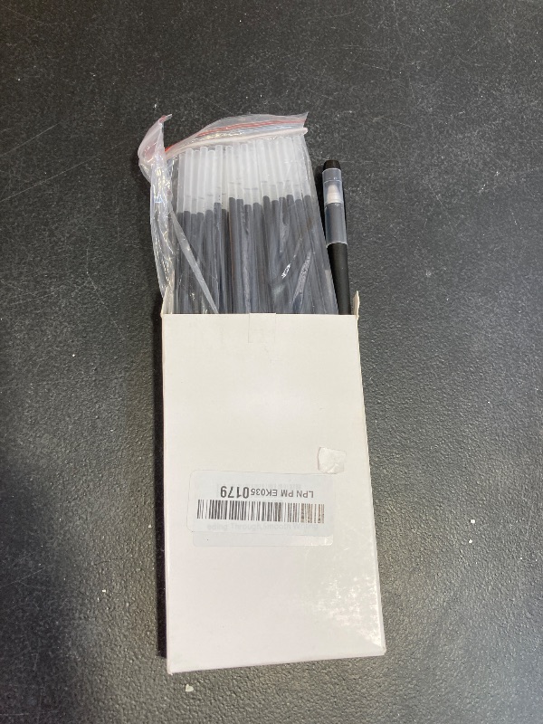 Photo 1 of Twokiln Gel Ink Pens Refills Black,50 Pack Gel Refills for Pens,0.5 mm Fine Point,130mm/5 Inch Pen Refills,Send 1 Extra Pens,Ink Non Bleeding Through,Smooth Writing.