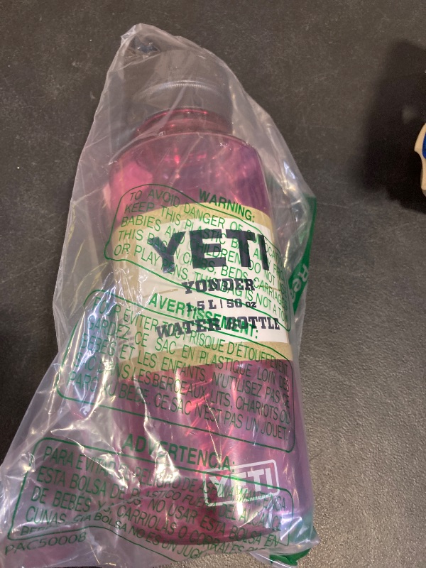 Photo 1 of YETI Yonder 1.5L/50 oz Water Bottle with Leakproof Yonder Chug Cap, Power Pink
