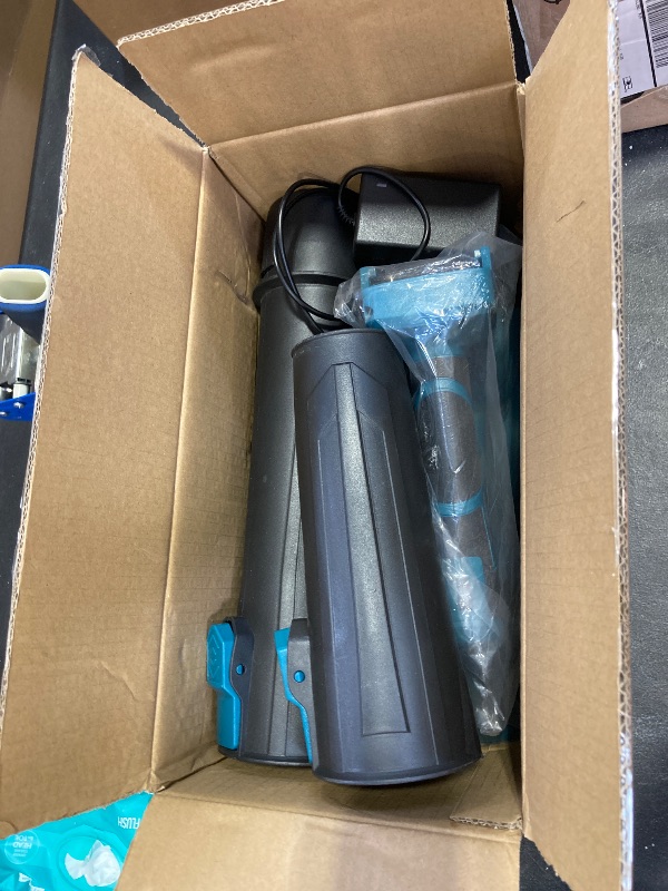Photo 1 of 6 Speed Levels Electric Leaf Blower Cordless, 900000RPM Cordless Leaf Blower with 2 X 4.0Ah Batteries and Charger, Leaf Blowers 21V, Battery Lawn Blower for Patio Cleaning, Lawn Care, Blowing Leaves