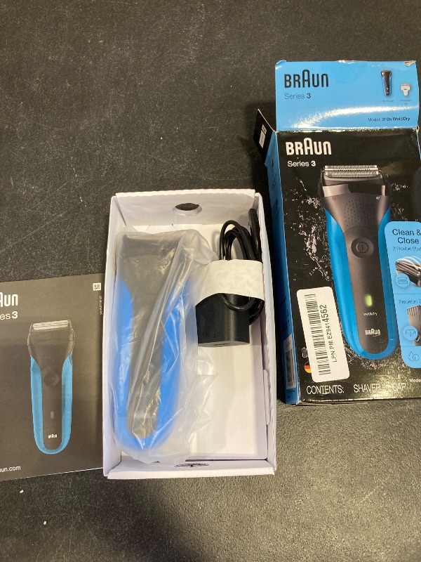 Photo 1 of Braun Electric Razor for Men, Series 3 310s Electric Foil Shaver, Rechargeable, Wet & Dry