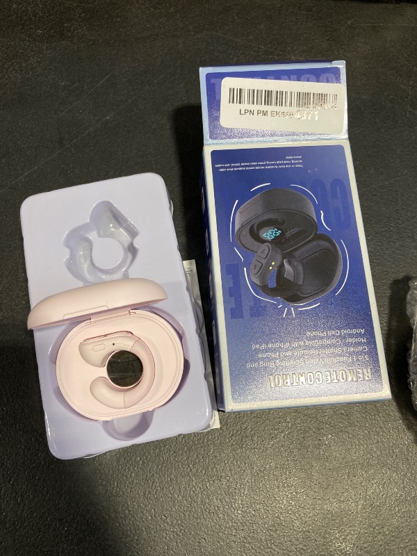 Photo 1 of Scrolling Ring for TikTok, Remote Control Page Turner for Ebook Reading, Bluetooth Page Turner Clicker for Kindle App, Wireless Camera Video and Photo Remote Shutter for iPhone, iPad, Android -Pink