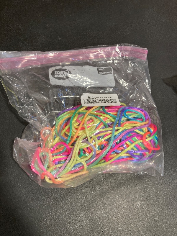 Photo 1 of 20 Pieces Cats Cradle String Finger String Toy Supplies Rainbow Color Cats Cradle String Game Chinese Finger Stretchy Strings Fidget Toys Executive Desk Toys, 165 cm Length