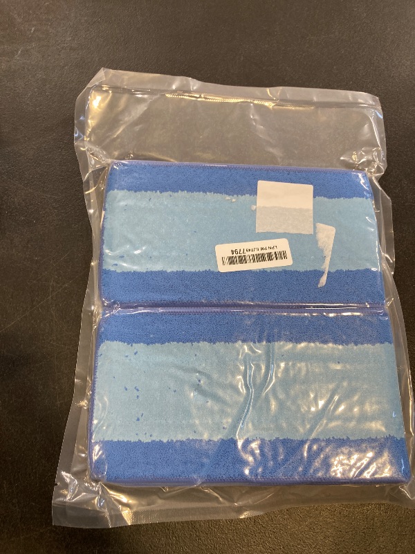 Photo 1 of 6 Pack Microfiber Cleaning Pads are Compatible with Bona Mop,18 Inch Replaceable Mop Pad Refill,Washable & Reusable Blue Microfiber Mop Pads for Hardwood and Hard-Surface Floors