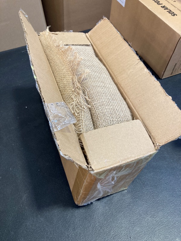 Photo 1 of 6 Pack 13 x 72 Inch Tassel Burlap Table Runners,Natural Rustic Jute Table Runner and Placemats Bulk for Western Wedding Table Decorations,Farmhouse Style Party,Holiday,Kitchen Table Decor Cover