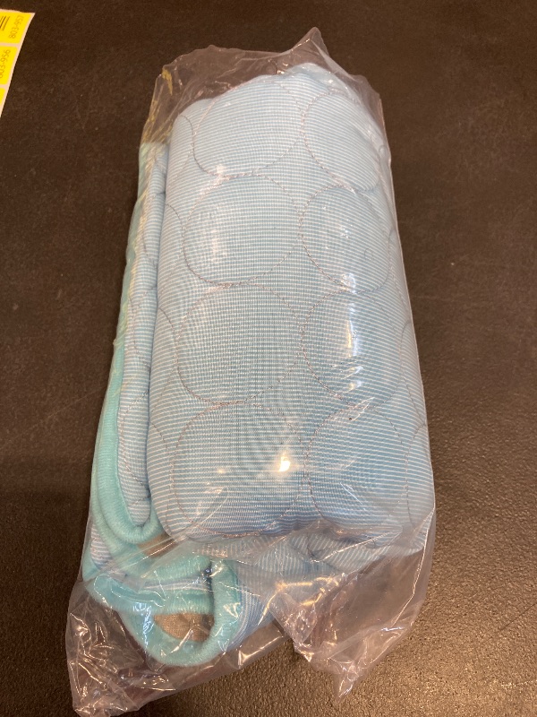 Photo 1 of MICROCOSMOS Summer Cooling Mat & Sleeping Pad- Water Absorption Top, Materials Safe, Easy Carry, EZ Clean. Keep Cooling for Pets, Kids and Adults.(Blue, 28" x 22")
