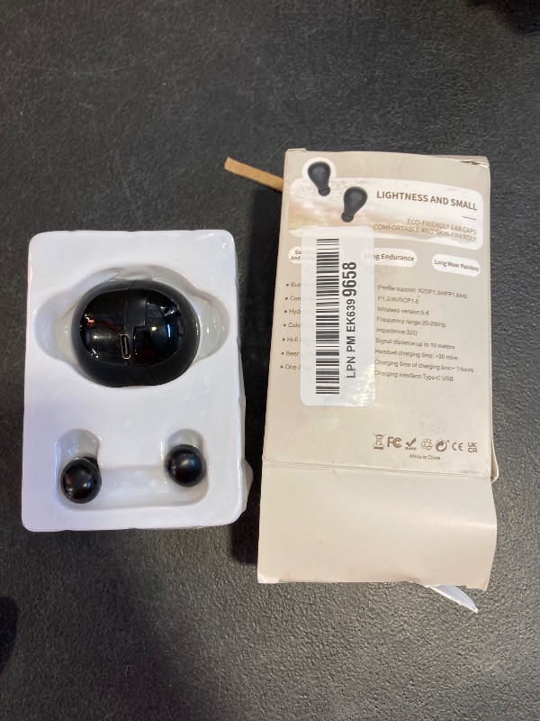 Photo 1 of Invisible Mini Earbuds Wireless Bluetooth, Low Profile Micro Smallest Tiny Discreet Hidden Earbuds for Work, Small Headphones, Invisible Sleep Wireless Earphone IPX5 Waterproof for Small Ear Canals