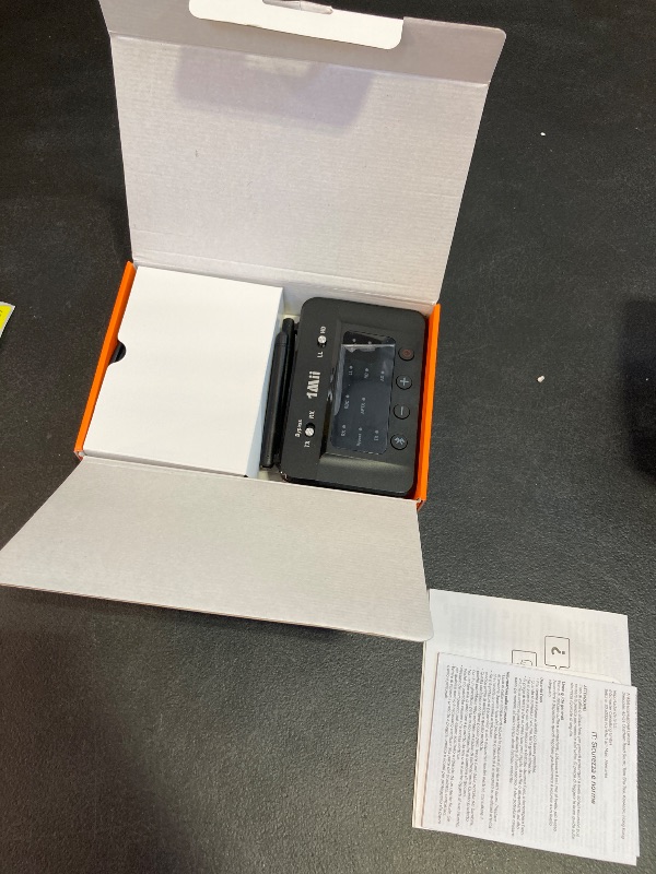 Photo 1 of 1Mii B03 Bluetooth 5.3 Transmitter Receiver for TV Home Stereo BT Headphones, aptX Low Latency & HD & AD Bluetooth Audio Adapter, Splitter for Wired & Wireless, Optical RCA AUX 3.5mm Inputs/Outputs