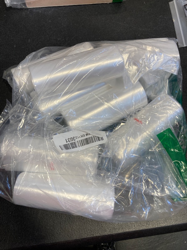 Photo 1 of Vababa 3 Gallon Clear Small Trash Bags for Bathroom, Small Trash Basket Bags, 225 Counts