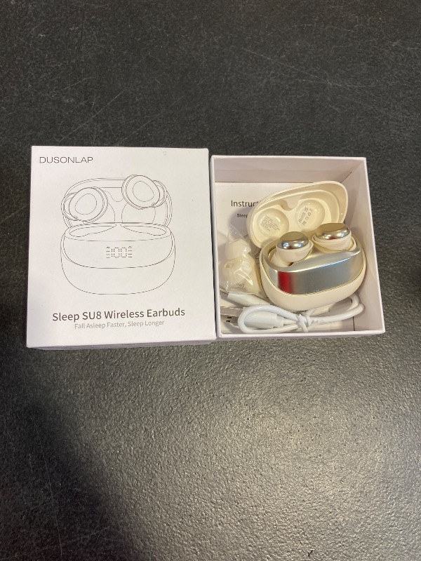 Photo 1 of Sleep Earbuds Bluetooth in Ear Light-Weight Headphones, Mini Sleep Headphones Small Design for Side Sleepers with Charging Case, Clear Calls Earphones