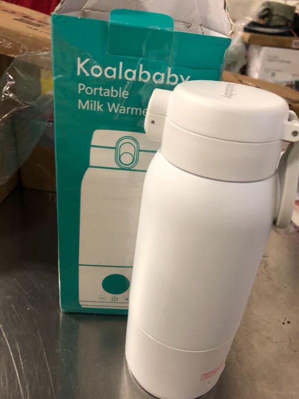 Photo 1 of Koalababy Portable Bottle Warmer – Fast Heating Milk Warmer for Travel, Breast Milk & Formula, 17oz Leak-Proof Stainless Steel, IPX6 Waterproof, Rechargeable with Long Battery Life