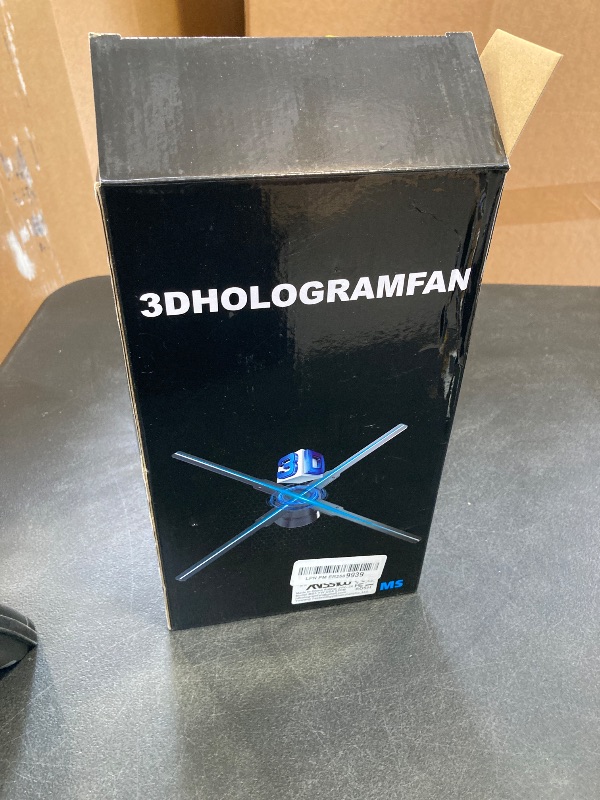 Photo 1 of 3D Hologram Fan, 52cm 3D Hologram Projector HD LED Holographic Christmas Tree Advertising Display with Remote Bluetooth WiFi,1500 Video Library for Business,Bar,Halloween Missyou 20.5 Inch