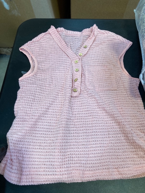 Photo 1 of WOMENS PINK TOP- LARGE