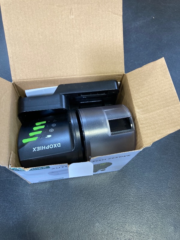 Photo 1 of DXOPHIEX WiFi Fish Feeder Automatic Fish Feeder Automatic Dispenser Vacation for Aquarium and Turtle Tank with Feeding Ring