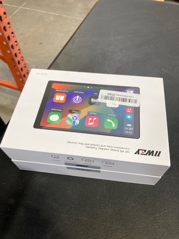 Photo 1 of 8” Wireless Apple CarPlay Screen for Car with Android Auto & 1080P Backup Camera, Rotatable Touchscreen Car Stereo, Vertical & Horizontal Mode, Bluetooth, GPS Navigation, Mirror Link