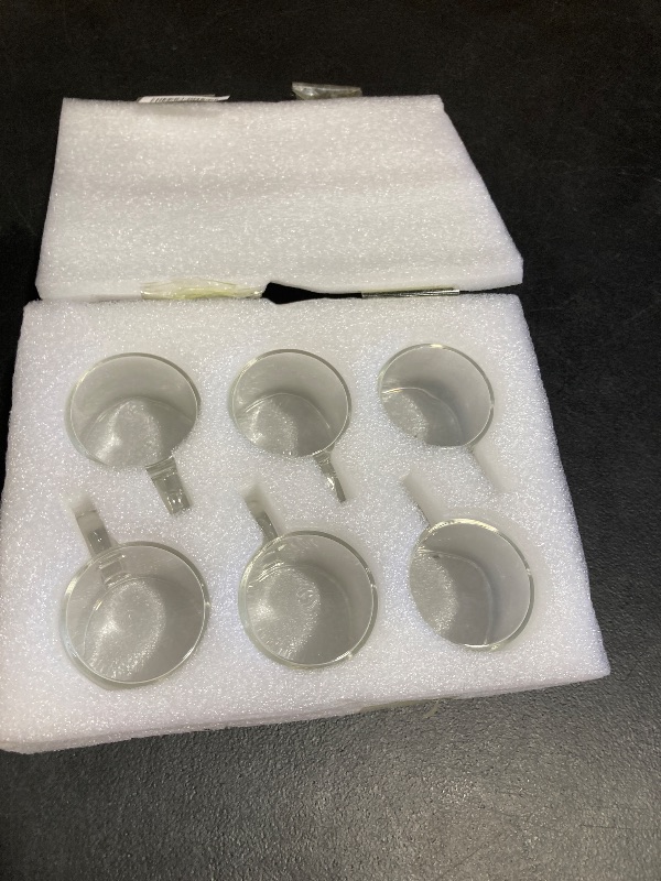 Photo 1 of Zurucily Glass Small Tea Cups Set of 6, 3 oz Tea Cups Tea Accessories for Automatic Teapot (Clear)