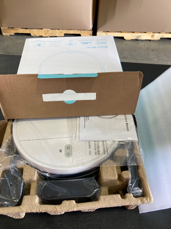 Photo 1 of Robot Vacuum and Mop Combo, 2 in 1 Mopping Robot Vacuum Cleaner with Schedule, Wi-Fi/Voice/App, Strong Suction, Easy of Use, Self-Charging Robotic Vacuum, Slim, Ideal for Hard Floor, Pet Hair, Carpet