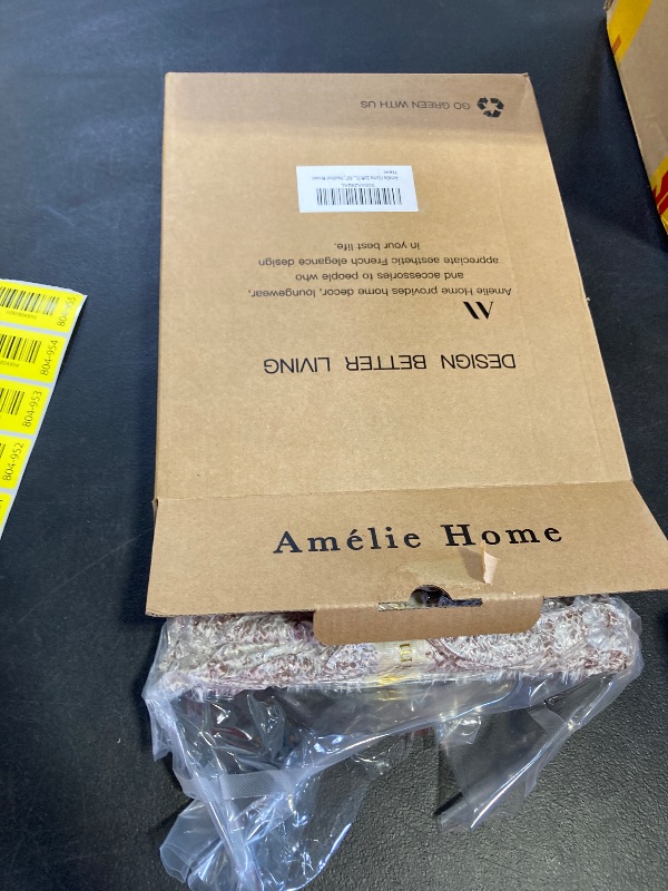 Photo 1 of Amélie Home Brown Throw Blanket for Couch, Reversible Super Soft Warm Blankets Cozy Knit Blanket Fuzzy Plush Throws for Sofa Bed Living Room, 50" x 60", Heather Brown