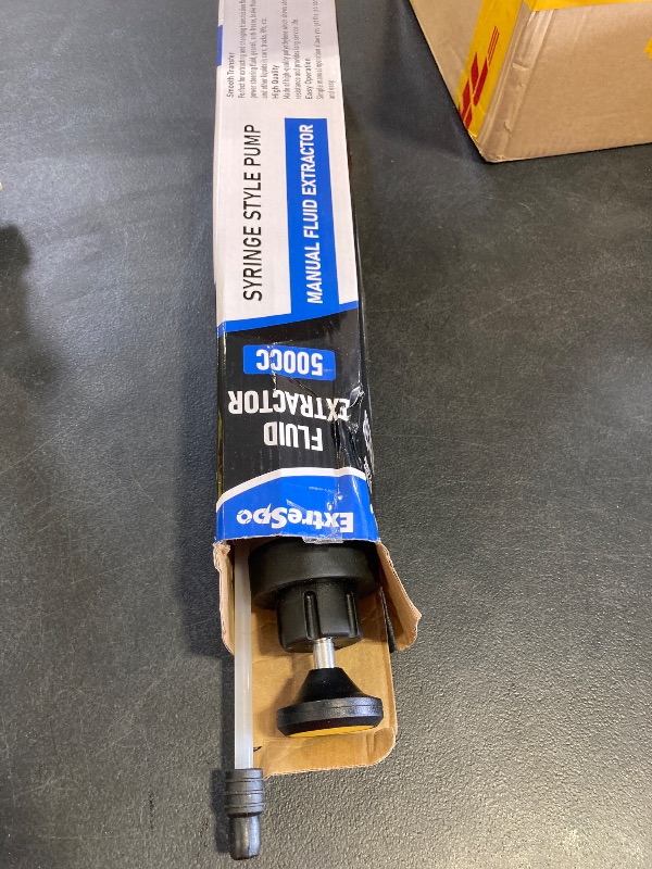 Photo 1 of ExtreSpo 500CC Fluid Extractor, Fluid Syringe Pump, Oil Extractor for Cars Ships Engines Lawn Mowers Fluid Extraction and Filling, with 2 Transparent Hose