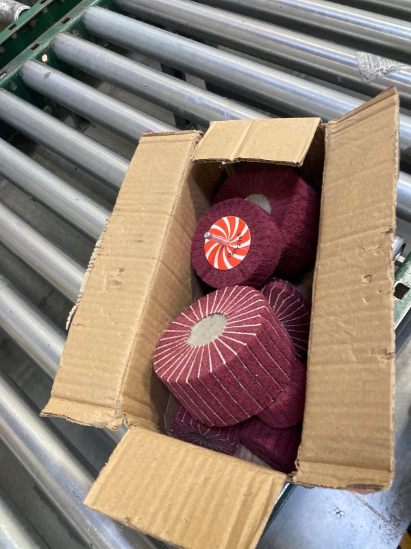Photo 1 of 14 Pack Rocaris Buffing Flap Wheels - 7 Size Flap Disk - 1/4 Inch Shanks Fit All Drills - 80 Grits