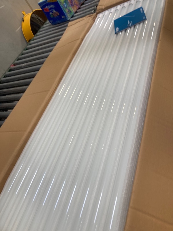 Photo 1 of Sunco 50 Pack T8 LED Bulbs 4 Foot, 48 Inch Tube Light Bulbs Fluorescent Replacement, Single or Double Ended Hybrid Type A+B, 2400 LM, 20W, 5000K Daylight, Frosted Lens ETL.