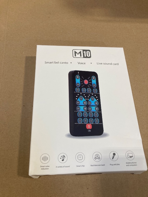 Photo 1 of Voice Changer, Handheld Microphone Voice Changer Disguiser, Portable Mini Voice Changer Device Sound Effects Machine with 8 Sound Effects, Mixer Board for Gaming Recording Live Streaming