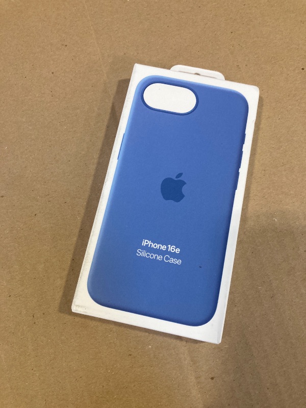 Photo 1 of Apple iPhone 16e Silicone Case – Winter Blue ???????