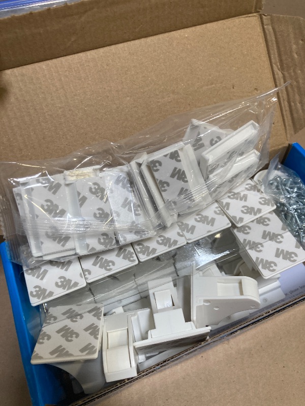 Photo 1 of 20 Pack Magnetic Cabinet Locks Baby Proofing - Vmaisi Children Proof Cupboard Drawers Latches - Adhesive Easy Installation