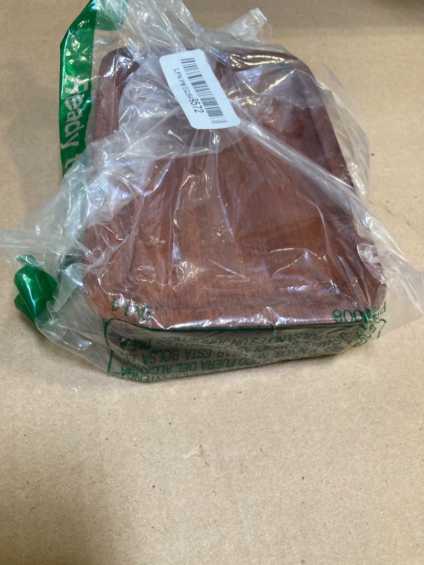 Photo 1 of 3 Pack 8 x 5 Inches Serving Platter Tray, Tray Cheese Plate Rectangular Platter for Fruit, Appetizer, Bread,Rectangular Avoid Sliding and Spilling Food (Wood Trays x 3Pack) (Brown)