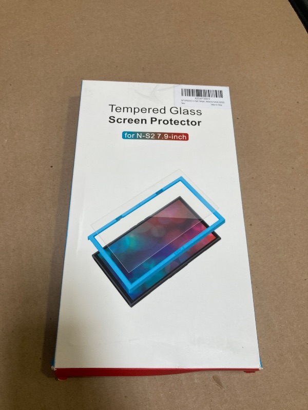 Photo 1 of 4 Pack Tempered Glass Screen Protector for Nintendo Switch 2 7.9 inch 2025, with Easy Installation Frame, Bubble Free, HD-Clear, Anti-Scratch, Touch Sensitive, Full Coverage Switch 2 accessories