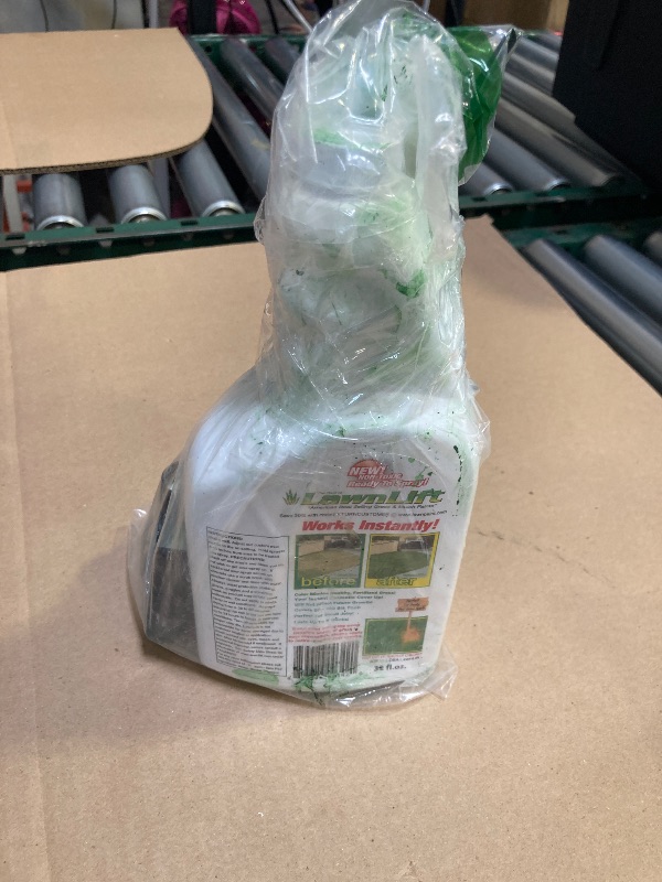 Photo 1 of Lawnlift Pre-Mixed Grass Paint 32 Ounce Ready to Spray, No Mixing, 32 oz., Green