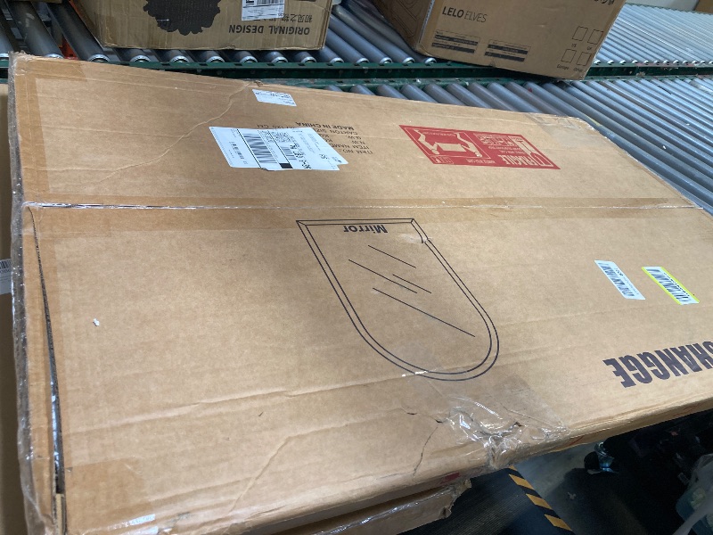 Photo 1 of Arched Bathroom Mirror, 24X40 inch Arched Frameless Mirror, Arch Wall Mirror?Frameless Mirrors for Bathroom,Beveled Bathroom Mirror.