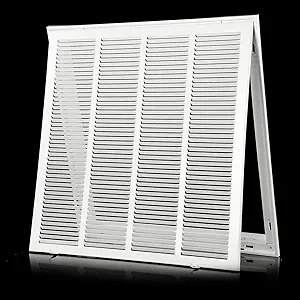 Photo 1 of 24×24 Return Air Grille [Duct Opening Size] Return Vent Cover for Wall or Ceiling,Steel Return Air Grill Removable Face/Door for 1 inch Filters(24"W x 24"H [Duct Opening])