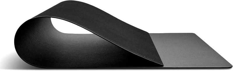 Photo 1 of Nekmit Leather Desk Blotter Pad 36 x 20 Inches, Flat, Non-Slip, Waterproof, Black