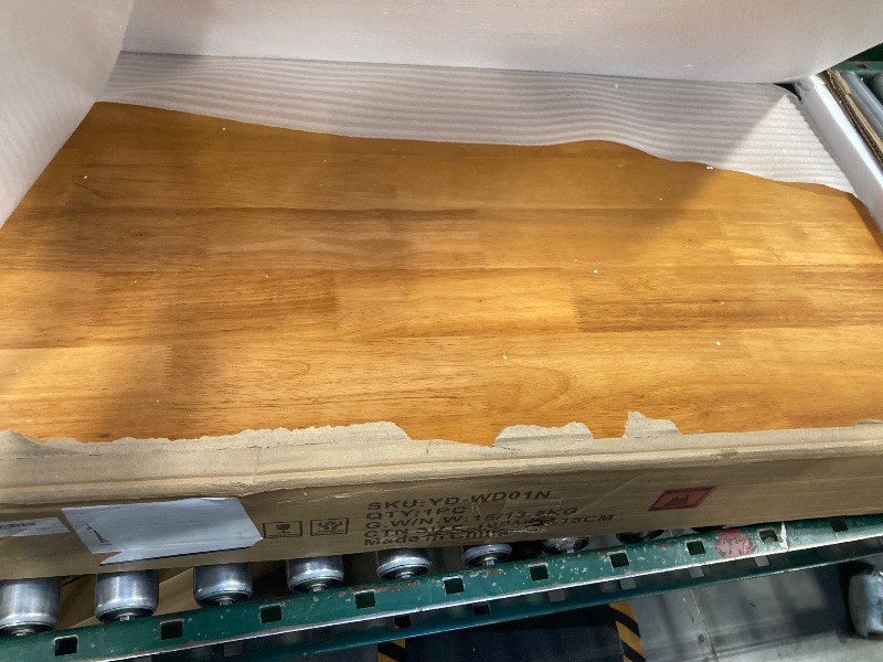 Photo 1 of Wood Writing Desk with Drawer and Hanging Rod, Small Computer Desk Table, 39x20x30inch Work Desk, Study Desk, Small Wooden Dining Table Cherry Wood Color YD-WD01N