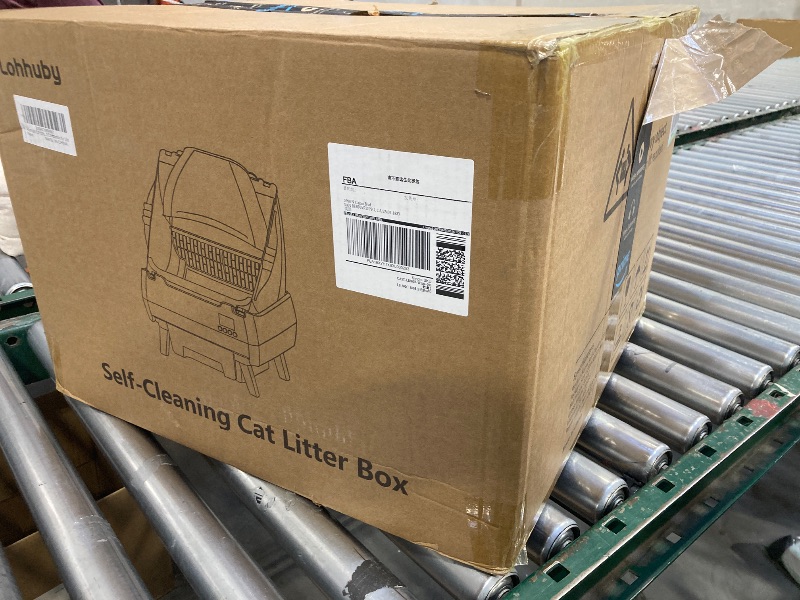 Photo 1 of Automatic Cat Litter Box Self Cleaning - App Control, Open-Design, Smart Health Monitor, Suitable for Medium Cats and Kittens, Anti-Pinch Safety, Quiet Operation, A Trusted Companion for Life - White