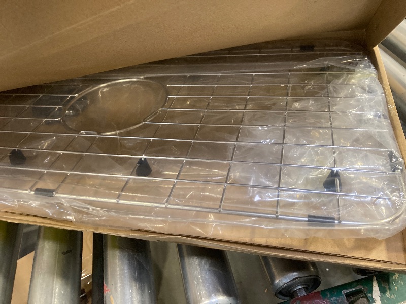 Photo 1 of Serene Valley Sink Bottom Grid 24-1/8" x 12-5/8", Centered Drain with Corner Radius 1-1/2", Sink Protector NLW2412C