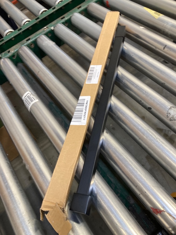 Photo 1 of Shower Door Support Bar, Wall-to-Glass Support Arm 500-850mm Long to Fix Frameless Glass Panel, Suitable for 5/16"(8mm) to 3/8"(10mm) Thick Glass Door, Matte Black