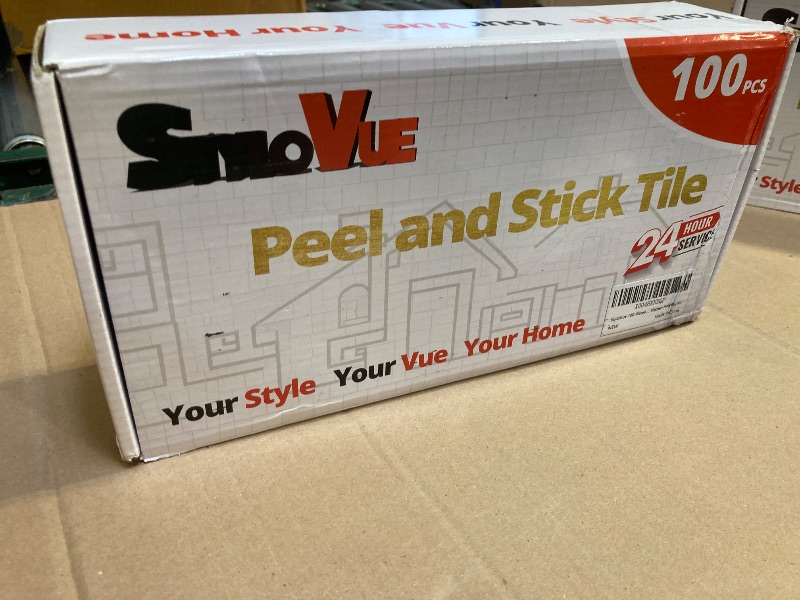 Photo 1 of StyloVue 100 Pieces Peel and Stick Backsplash for Kitchen, 3" x 6" PVC Subway Tile 2025 Upgraded Dolomite Star Gray Backsplash Stick on Tile Elevate Kitchen Fireplace RV