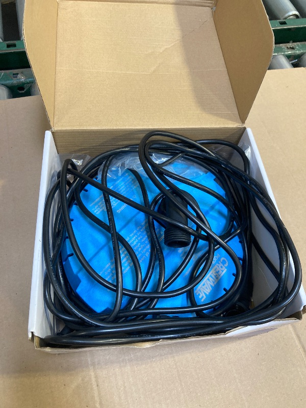 Photo 1 of Crestwave Automatic Pool Cover Pump, 115V Submersible Water Sump Pump for Pool Draining with 25ft Power Cord and 2 Adapters, Effortless Water Removal for Swimming Pool, Hot Tub, Pond