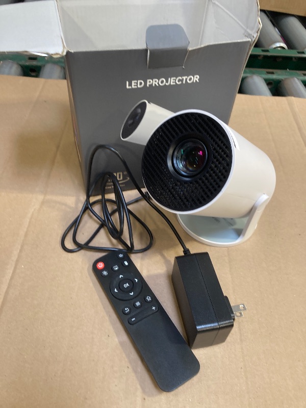 Photo 1 of Mini Portable Projector 4K WiFi 6 BT 5.2 Upgraded Portable Projector Full HD Supported for Phone /PC /TV /HDMI /PS5 /Laptop Auto Keystone Home Theater 180° Rotation [Built-in App]