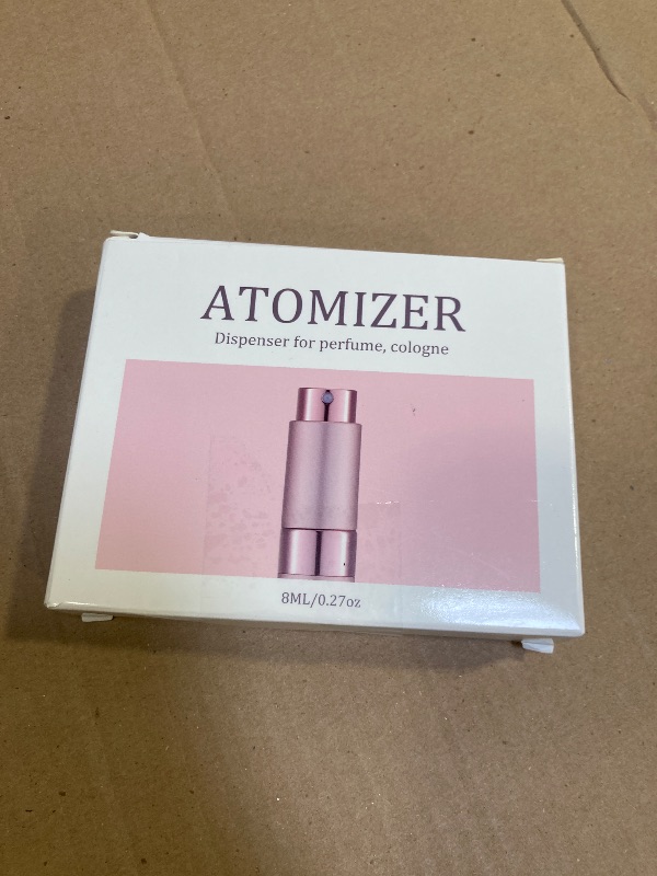 Photo 1 of LISAPACK 8ML Atomizer Perfume Spray Bottle for Travel  Empty Cologne Dispenser, Portable Sprayer (Black)