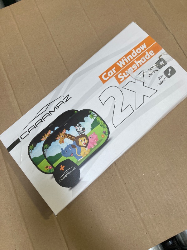 Photo 1 of CARAMAZ Car Window Shade for Baby with Certified UV-Protection 2 Pack - 20"x12"