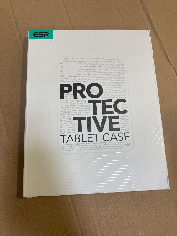 Photo 1 of ESR for iPad Pro 11 Inch Case M4(2024, 5th Gen), Thin and Lightweight, Shock and Drop Protection, Yellowing Resistant, Hard Back, Supports Pencil Pro and Pencil(USB-C), Classic Series, Clear Shimmer