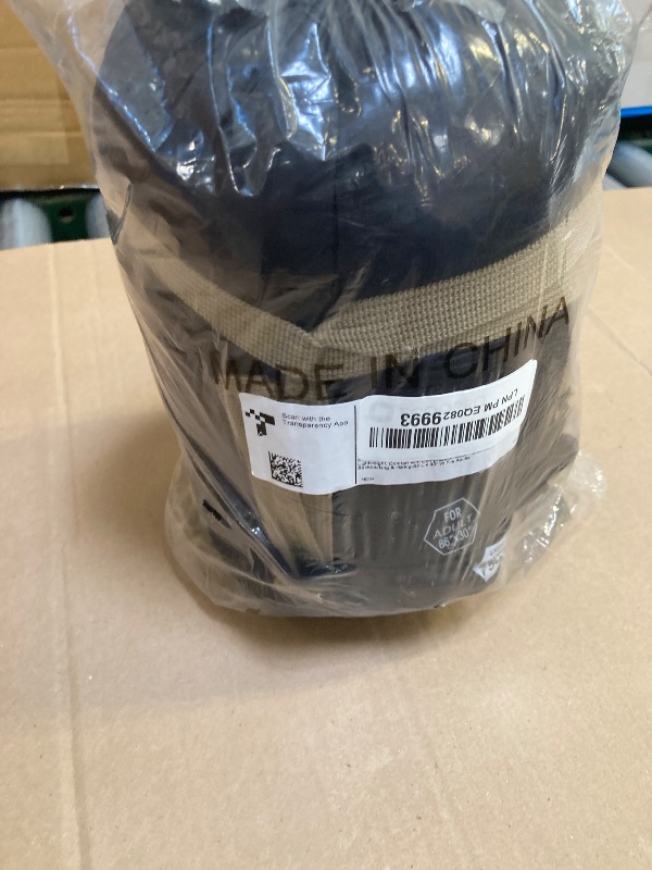 Photo 1 of ECOOPRO Warm Weather Sleeping Bag - Portable, Waterproof, Compact Lightweight, Comfort with Compression Sack - Great for Outdoor Camping, Backpacking & Hiking-83 L x 30" W Fits Adults (B-Black)